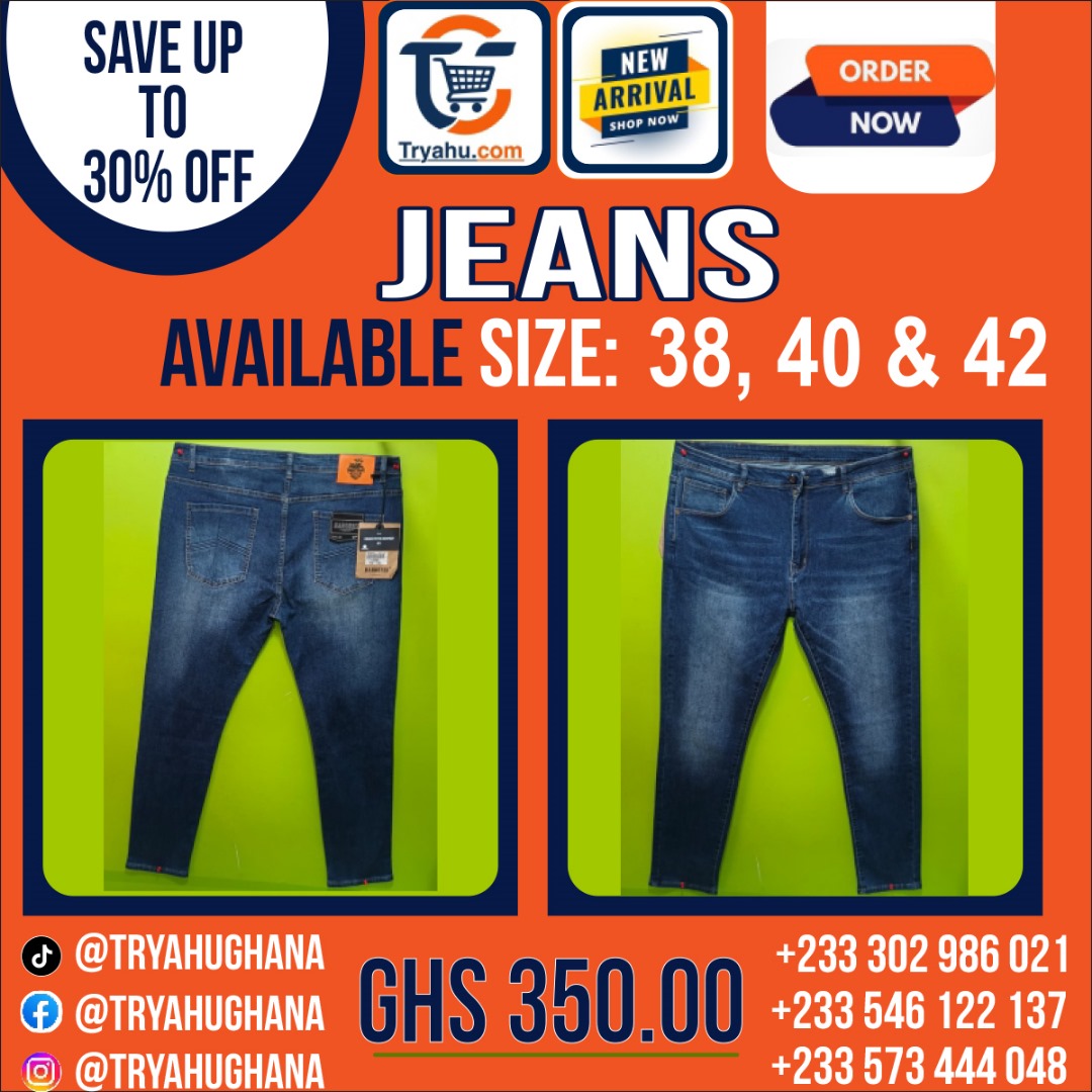 Men’s Normal Jeans | Sizes 38, 40 & 42 | Comfortable Everyday Wear
