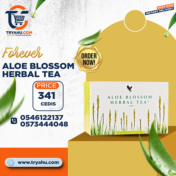 25 Tea Bags Forever Livings Aloe Blossom Herbal Tea